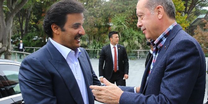 Cumhurbaşkanı Erdoğan, Katar Emiri İle Bir Araya Geldi