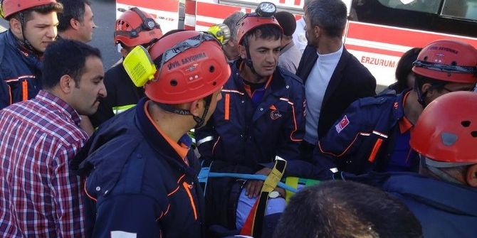 Erzurum’da Trafik Kazası: 4 Yaralı
