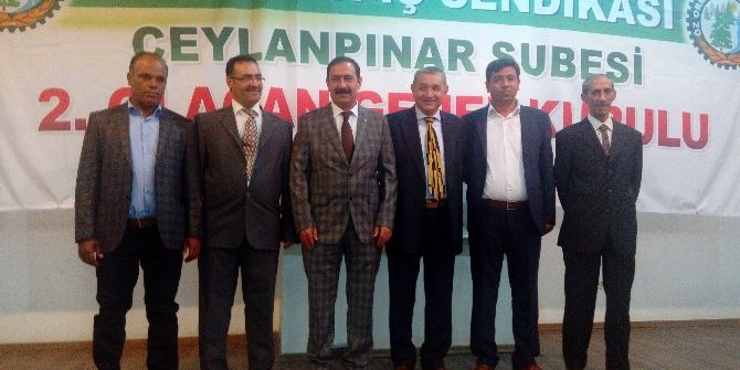 Öz Orman-iş Ceylanpınar Şubesinin Yeni Başkanı Mustafa Akgeyik Oldu