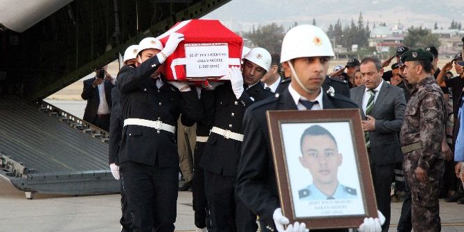 Şehit Polis Hakan Akdere’nin Naaşı Memleketi Kahramanmaraş’a Getirildi