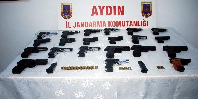 Söke’de Çok Sayıda Silah Ele Geçirildi