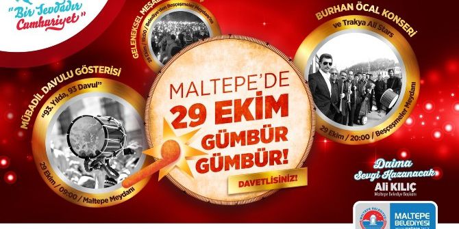 Maltepe’de Cumhuriyet Bayramı 93 Davullu Yürüyüş İle Kutlanacak