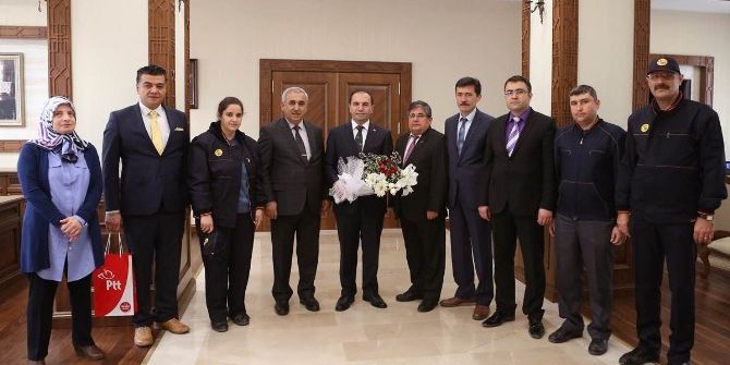 Ptt Çalışanlarından Vali Işık’a 176. Yıl Ziyareti