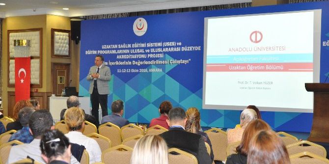 Sağlık Bakanlığı Ve Anadolu Üniversitesi Uzaktan Eğitim Çalıştayı’nda Bir Araya Geldi