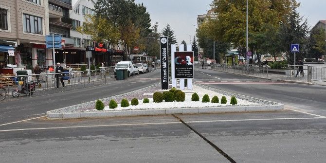 Düzce’de Caddelerde Peyzaj Çalışmaları