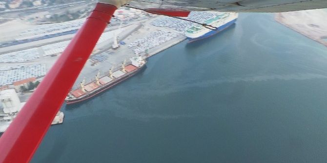 Denizi Kirleten Tesis Havadan Tespit Edildi