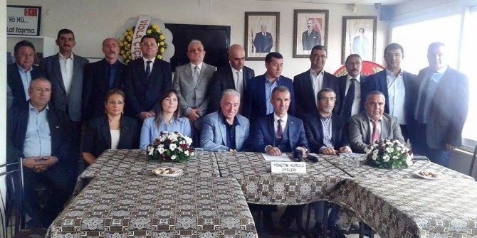 Söke Mhp’nin Yeni Yönetimi Kamuoyuna Tanıtıldı