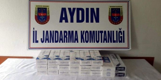 Aydın’da 2410 Paket Kaçak Sigara Ele Geçirildi