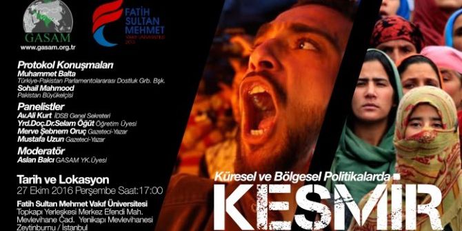’Küresel Ve Bölgesel Politikalarda Keşmir’ Paneli