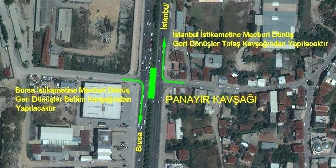 Panayır Kavşağı’nda Trafik Düzenlemesi