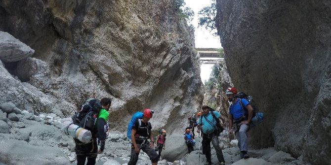 5 Saat Aranan 11 Dağcı Kanyondan Kendi İmkanlarıyla Çıktı