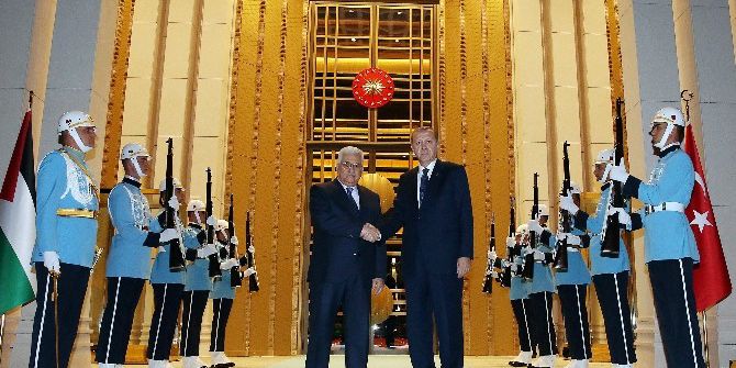 Cumhurbaşkanı Erdoğan, Filistin Devlet Başkanı Abbas İle Görüştü