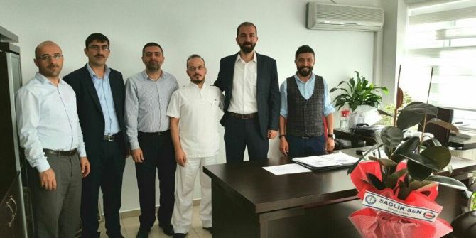 Sağlık-sen’den Dt. Lütfi Çiftçi’ye Ziyaret