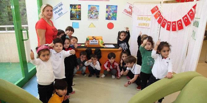 Gkv’li Miniklere İlk Demokrasi Dersi