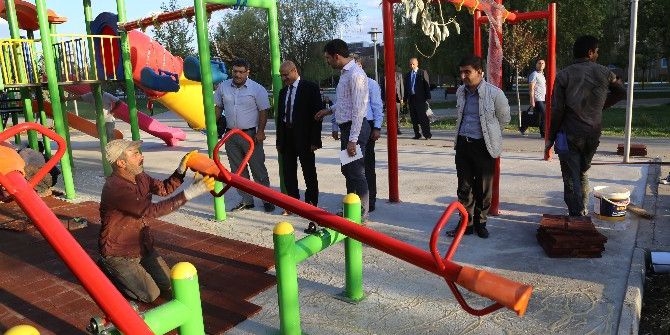 Çocuk Hastanesi’ne Oyun Parkı Kuruldu