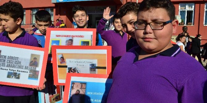 Okulun En Renkli Başkan Adayı