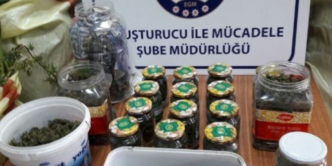 Konserve Kavanozunda Esrar