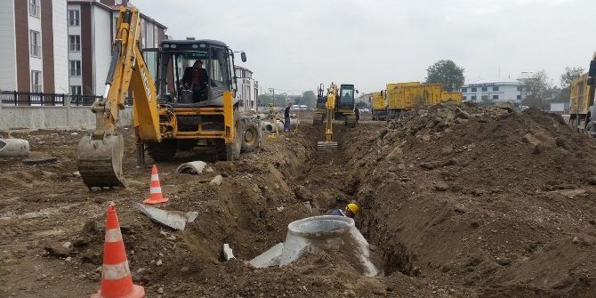 Düzce’de Alt Yapı Çalışması Yapılıyor