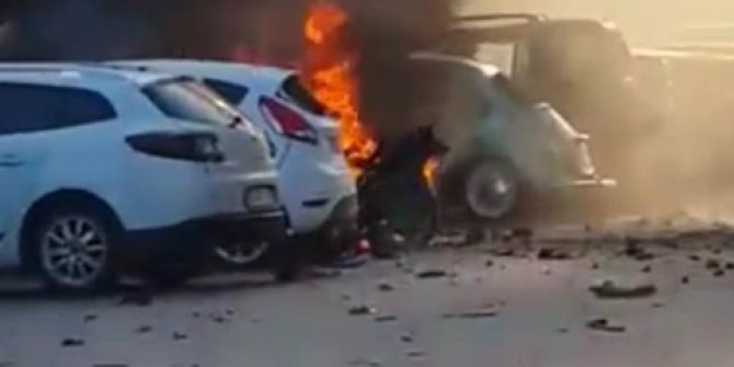 Antalya’da Patlama Sonrası Yaşanan Panik Kameralara Yansıdı