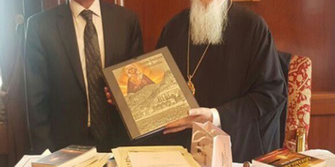 Düzceli Yazar Akın, Bartholomeos İle Görüştü