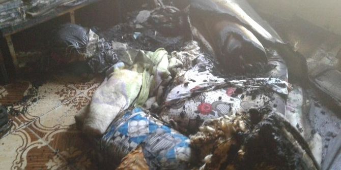 Şanlıurfa’da Ev Yangını