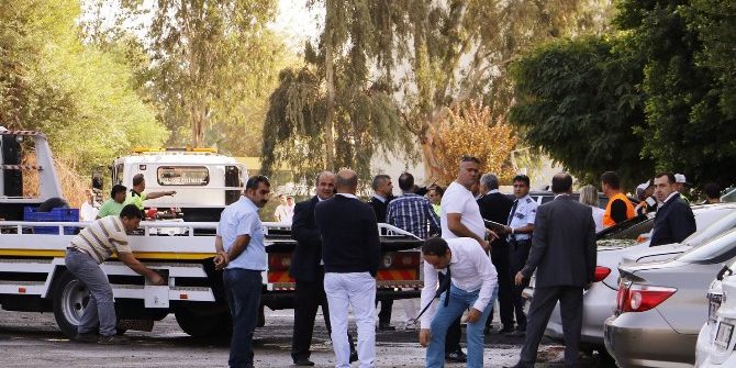 Patlama Sonrası Zarar Gören Araçlar Kaldıırlı, Otopark Temizleniyor