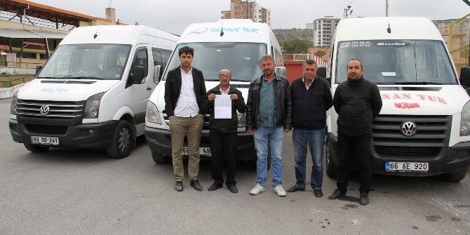 Yozgat’ta Minibüs Şoförlerin Vergi Tepkisi