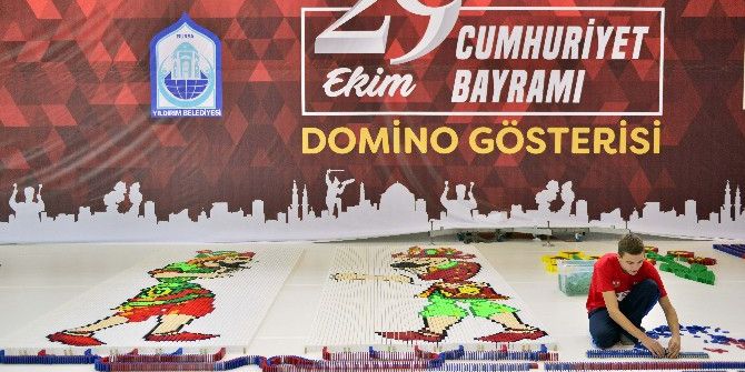 Yıldırım Belediyesi 300 Bin Domino Taşı İle Rekor Kıracak