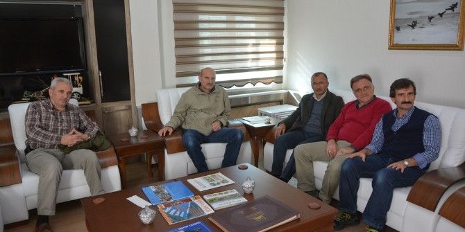 Karadeniz Teknik Üniversitesi Öğretim Üyeleri Başkan Köksoy’u Ziyaret Etti