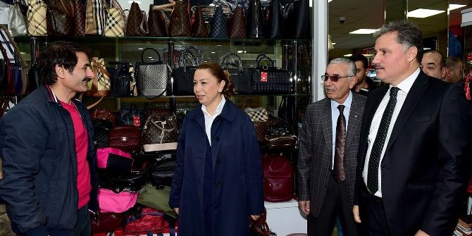 Başkan Çakır İnönü Kapalı Çarşısı Esnafı İle Bir Araya Geldi