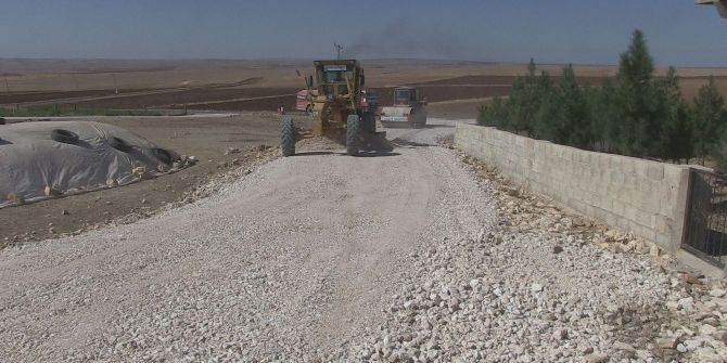 Haliliye Belediyesinden Yol Yapım Çalışması