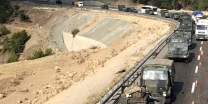 Sınıra Askeri Sevkıyat