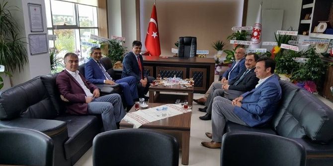 Başkan Yalçın’dan Tso Başkanı Ateş’e Ziyaret