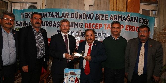 Tahmazoğlu’ndan Muhtarlara Ziyaret