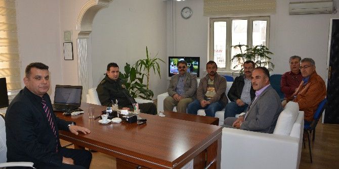 Korkuteli İnşaatçılar Odasından Emniyete Ziyaret