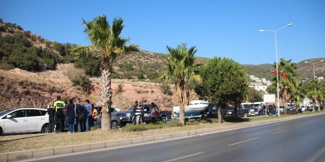 Bodrum’da 9 Araç Birbirine Girdi