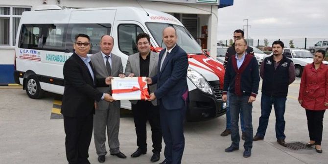 Hayrabolu Belediyesi’ne Araç Hibesi