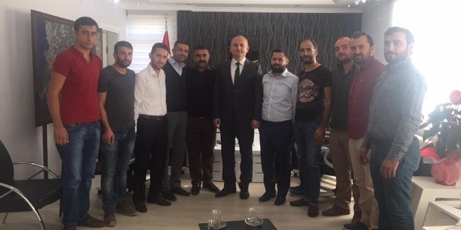 Gençlik Ve Spor Konfederasyonu İlçe Başkanı Duran’dan Kaymakam Yönden’e Ziyaret