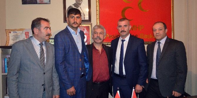 Mhp Pasinler İlçe Başkanlığına Günaştı Getirildi.
