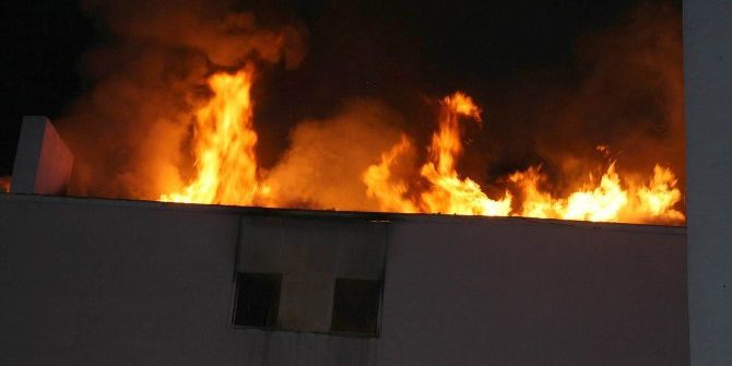 Kulu’da Ev Yangını