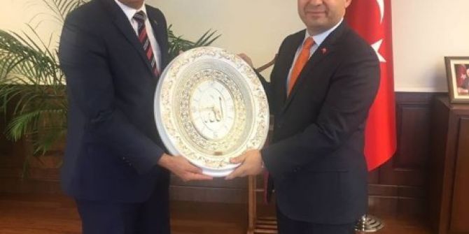 Başkan Yaman, Müsteşar Şahin’i Ziyaret Etti