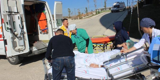 Hastanede Tatbikat Gerçeği Aratmadı