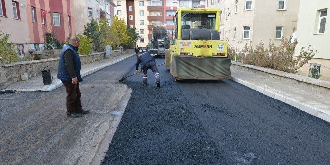 Yeşil Sokaklara Asfalt Yapılıyor
