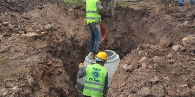 Değnekler Mahallesi Yeni Kanalizasyon Hattına Kavuştu