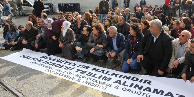 Hdp İstanbul İl Örgütü’nden Gültan Kışanak’ın Gözaltına Alınmasına Protesto