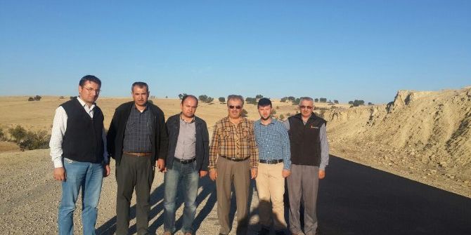 Korkuteli Büyükköy Yoluna Sıcak Asfalt