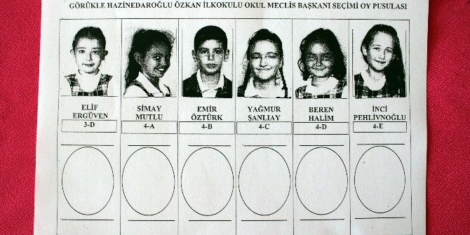 İlköğretim Okulunda Demokrasi Yarışı