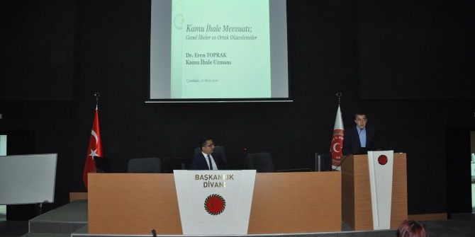 Kamu İhale Mevzuatı Eğitimi Yapıldı