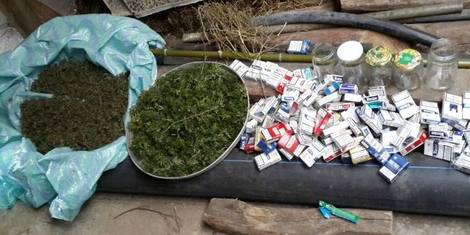 Narkotik Köpeği ’Çakıl’ Uyuşturucu Maddeleri Buldu