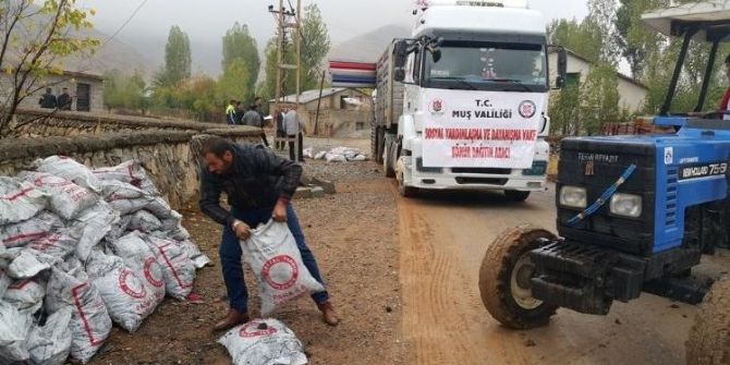 Muş’ta 38 Bin 850 Aileye Kömür Dağıtılacak